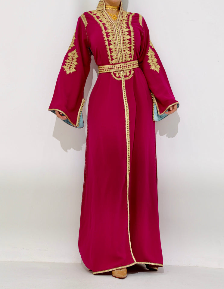 Pink traditional Moroccan Caftan