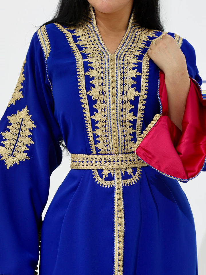 Blue traditional Moroccan Caftan