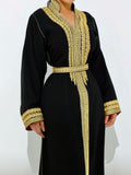 Black traditional Moroccan Caftan