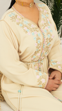 Beige Moroccan Caftan