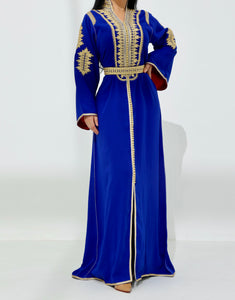 Blue traditional Moroccan Caftan