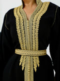 Black traditional Moroccan Caftan