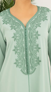 Casual Moroccan Caftan Tifany Color