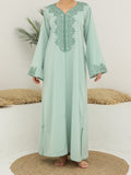 Casual Moroccan Caftan Tifany Color