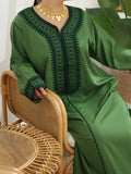 Casual Caftan Light Green