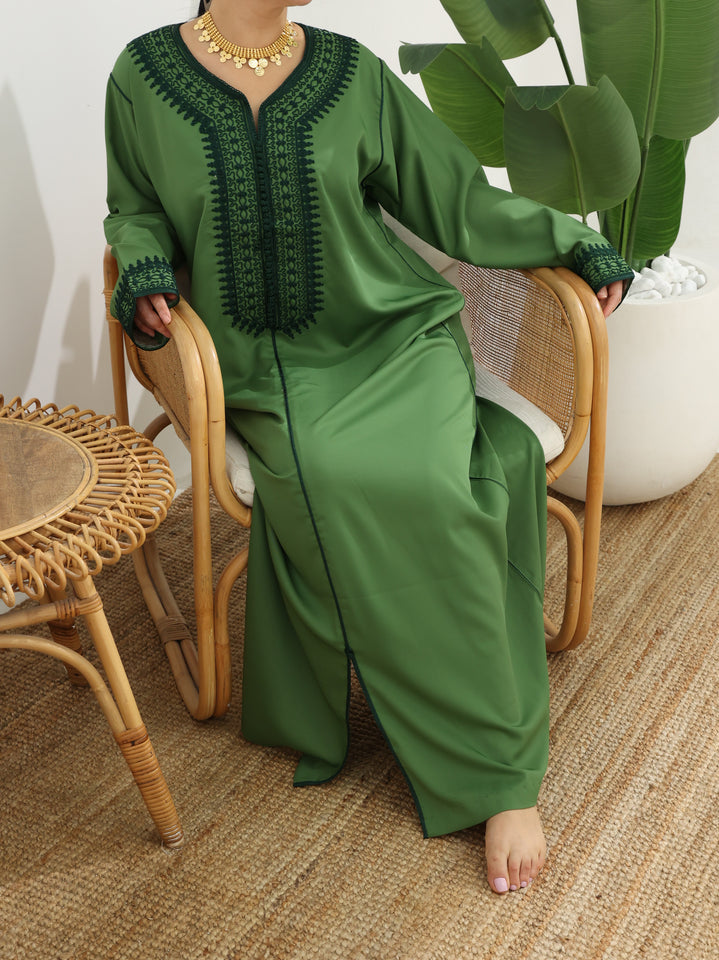 Casual Caftan Light Green